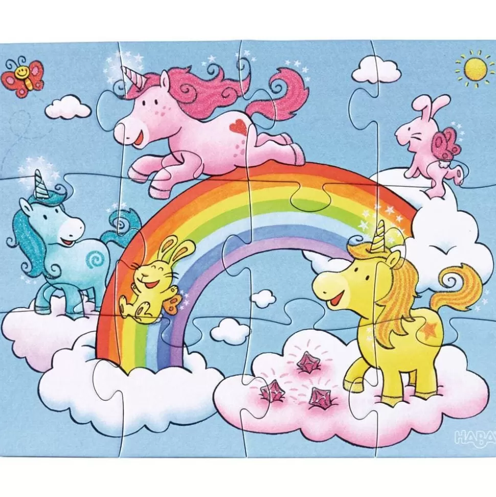 Einhorn-Glitterluck-Set Mit 3 Puzzles>HABA New