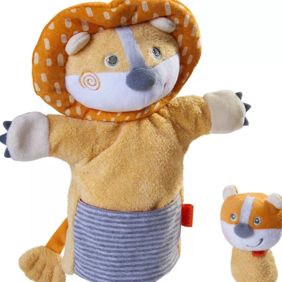 Handpuppe Lowe Mit Jungtier. Fingerpuppe>HABA Flash Sale