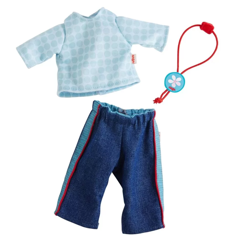 Kleid-Set Jeans Fur 12" Soft Dolls>HABA Outlet