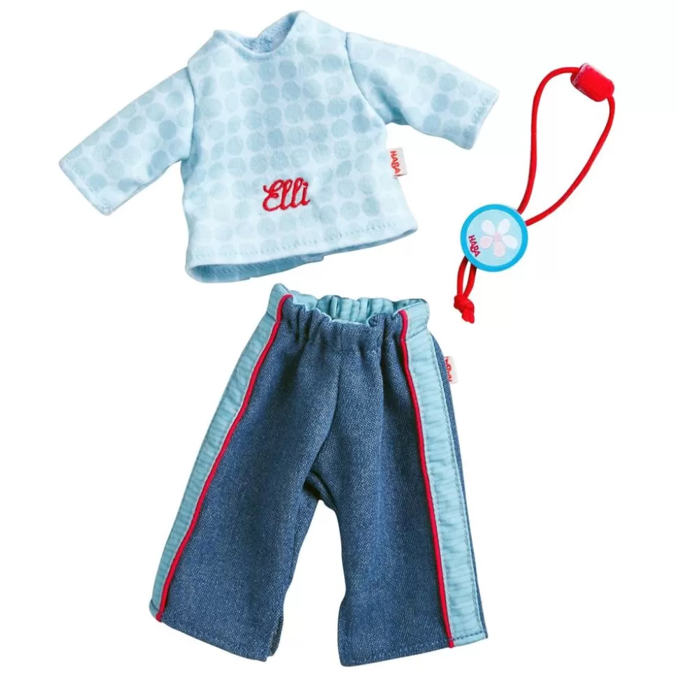 Kleid-Set Jeans Fur 12" Soft Dolls>HABA Outlet