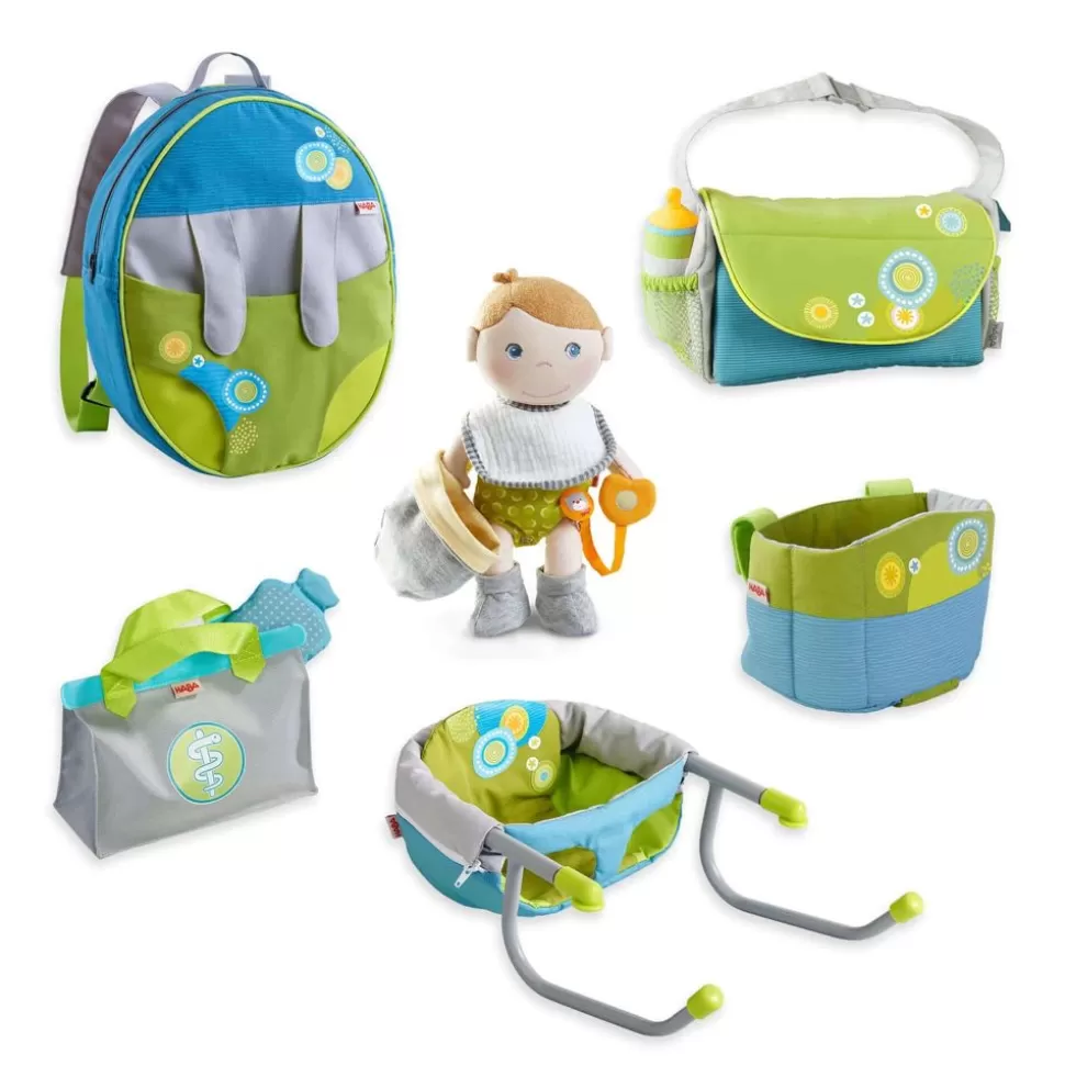 Maxime On The Go: Deluxe-Babypuppen-Paket>HABA Shop