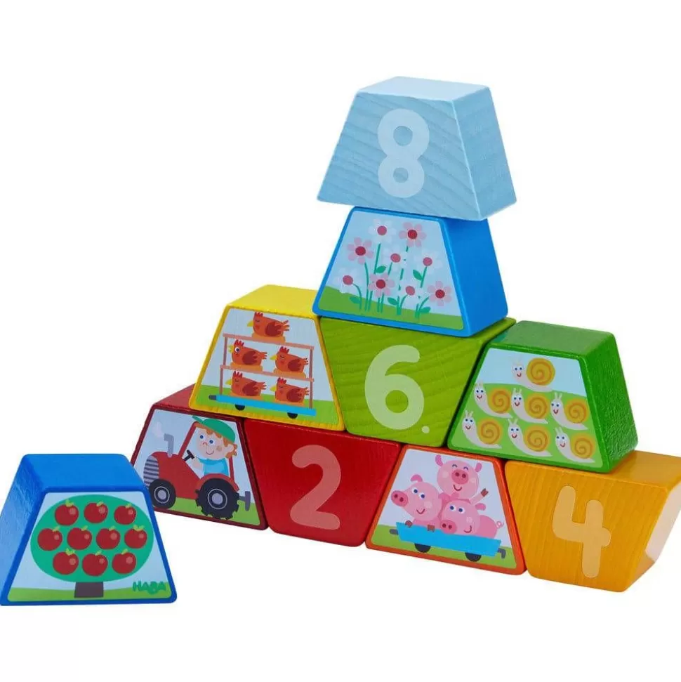 Numbers Farm Holz-Rangspiel>HABA Shop