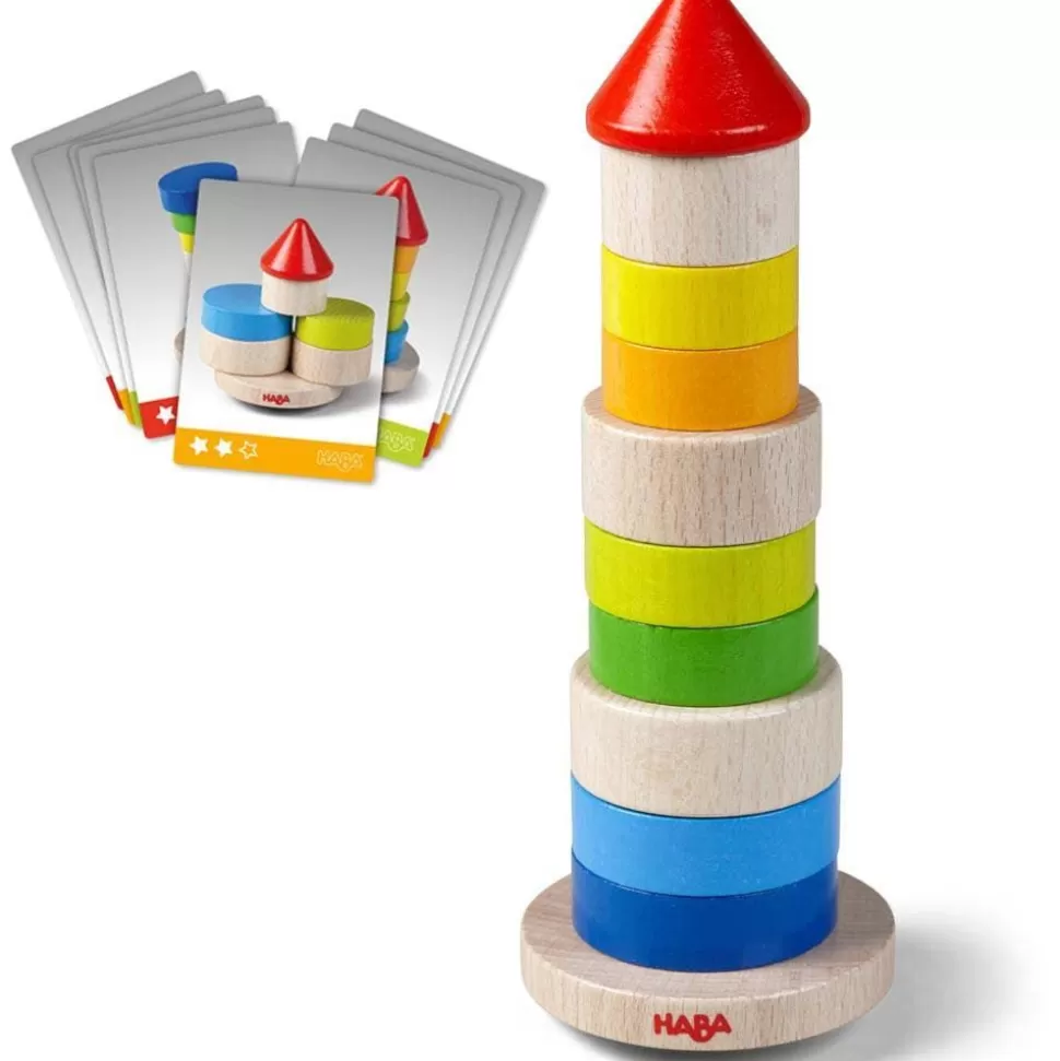 Wackeliges Turm-Stapelspiel Aus Holz>HABA New